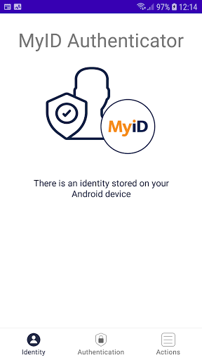 MyID CMS Authenticator Screen 2