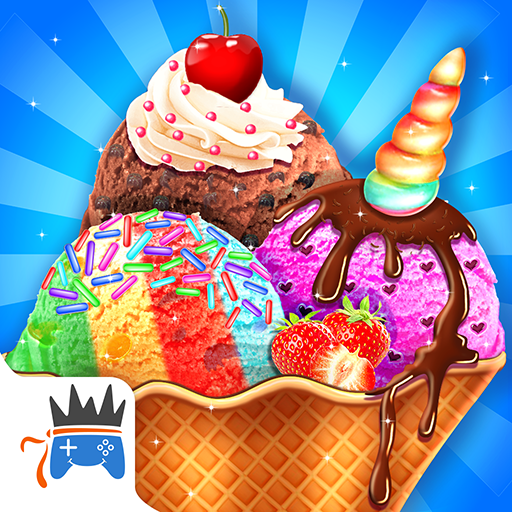Rainbow Ice Cream Party logo