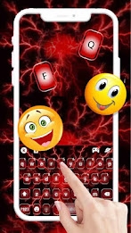 Klávesnice Red Lightning 3d Th poster 4