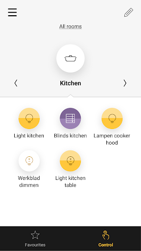 Android application Niko Home screenshort