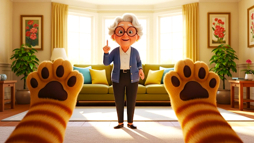 Kitty Vs Granny House Prank