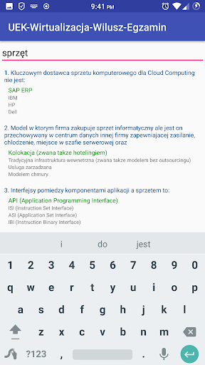 UEK Wirtualizacja W1lux Egzami