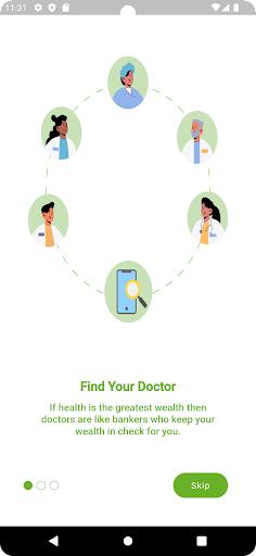 Android application Digi Patient screenshort