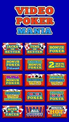 Video Poker Mania - Screenshot 1