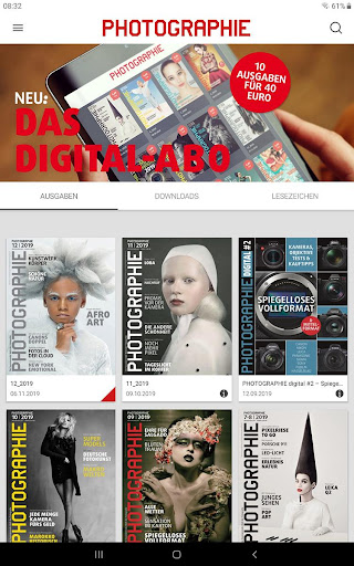 Android application Photographie Magazin screenshort