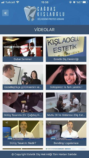 Diş Hekimi Dr. Çağdaş Kışlaoğl Screen 3