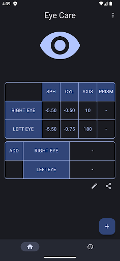 Android application Eye Care screenshort