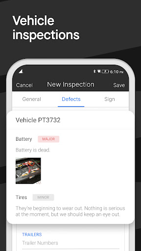 Screenshot of Motive Driver