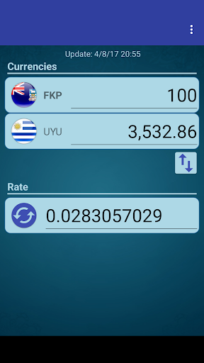 UYU Peso x Falkland Isl. Pound Screen 2