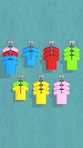 Clothes Sort 3D - Color Puzzle