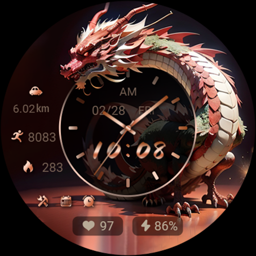 Welcome Dragon For Wear OS Logo