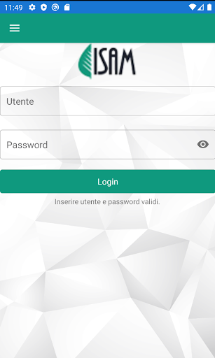 ISAM App Screen 2