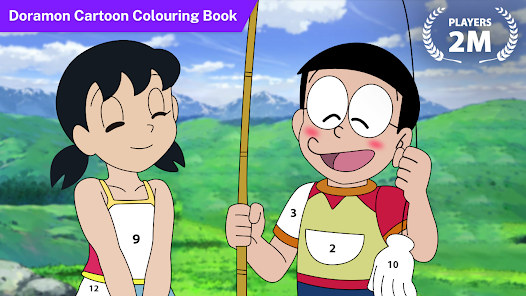 Doramon Cartoon Colouring Book  screenshots 1
