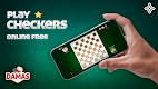 screenshot of Checkers Online: board game