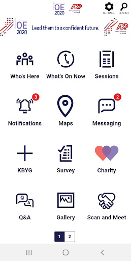 Android application EventKaddy screenshort