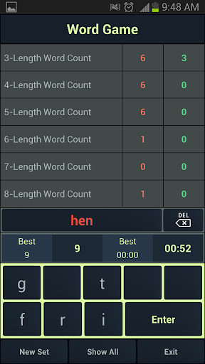 Word Making Game - Board Game Screen 3