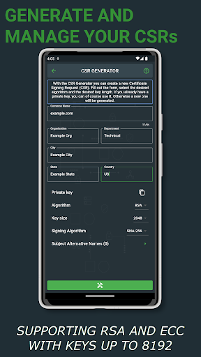 Android application SSL Toolkit screenshort