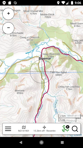 The Cairngorms Outdoor Map Pro Screen 3