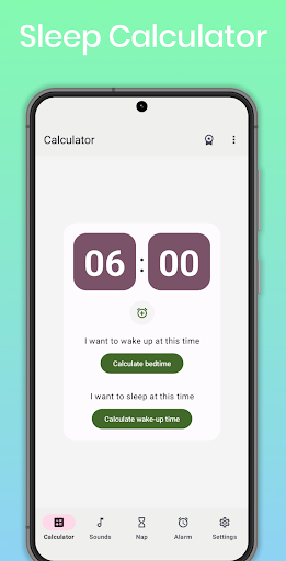 Android application Smart Sleep screenshort