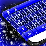 Theme Keyboard Blue Neon icon