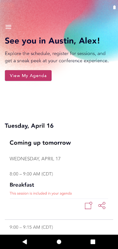 Android application Workhuman Live screenshort