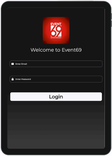Event69 - Organizer App Screenshot