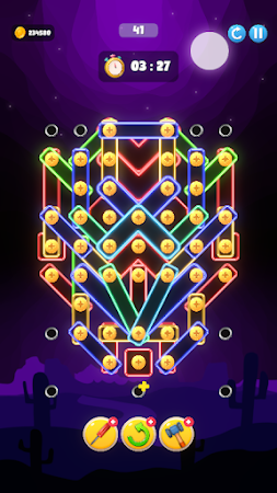 Game screenshot ネオン板とネジのパズル mod apk