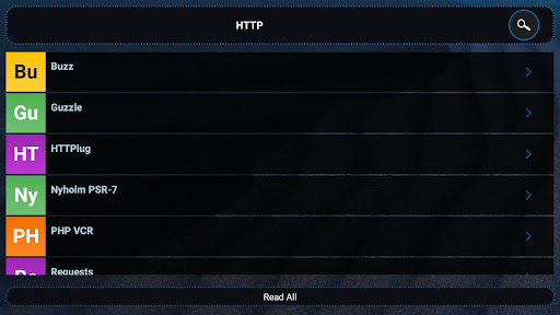 Screenshot of PHP Libraries and Compiler