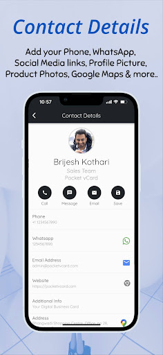 Pocket vCard Screenshot 4 - AppWisp.com