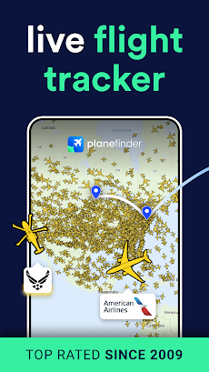 Plane Finder - Flight Trackerのおすすめ画像1