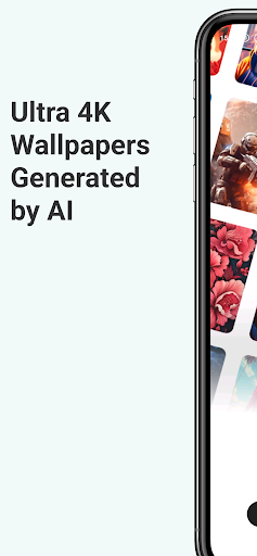 Android application AI 4K Wallpapers screenshort