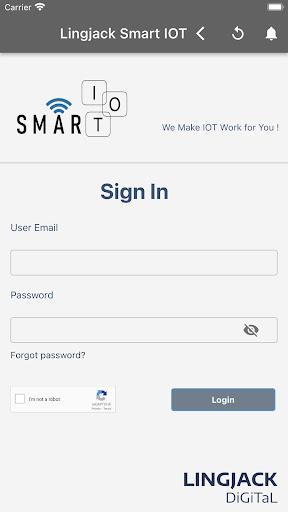 Android application Lingjack Digital Smart IOT screenshort