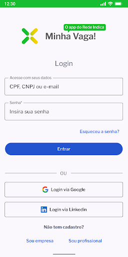 Minha Vaga! Screen 2