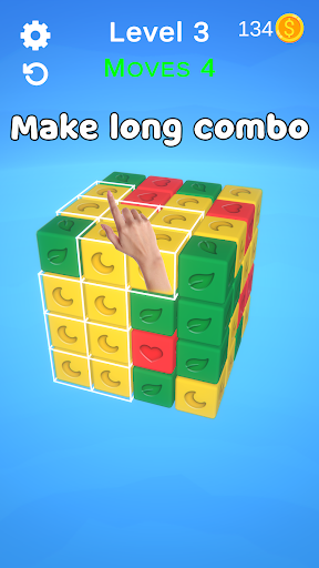 Match Away 3D Cube Screen 2