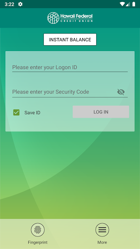 Hawaii FCU Mobile Banking Screen 2