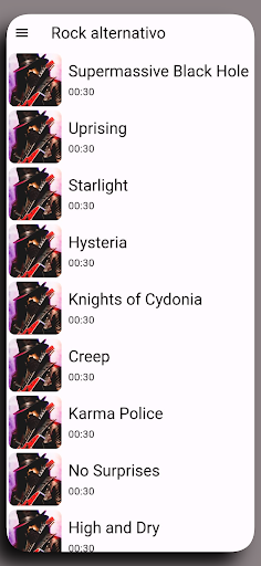 Alternative Rock Music Tones Screen 3
