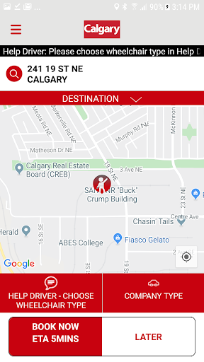 Android application WAV Calgary screenshort