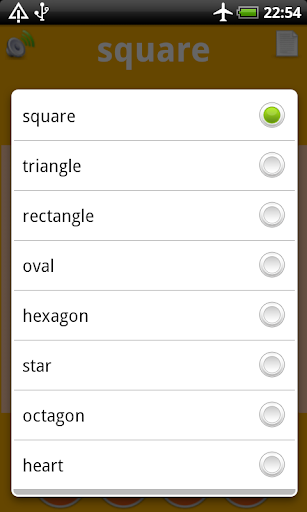Shapes game for kids flashcard Screen 2