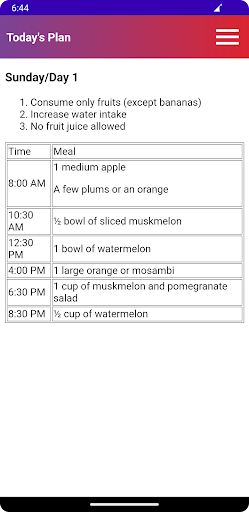 Extreme Diet Plan - 7 Days Screen 3