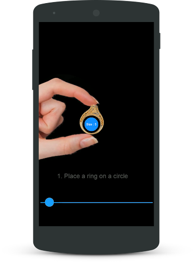 Android application Ring Sizer-Know your ring size screenshort