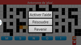 screenshot of Mots Fléchés en Français