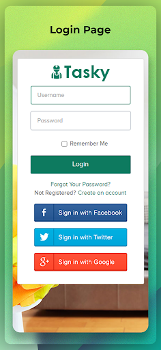 Tasky Screen 2