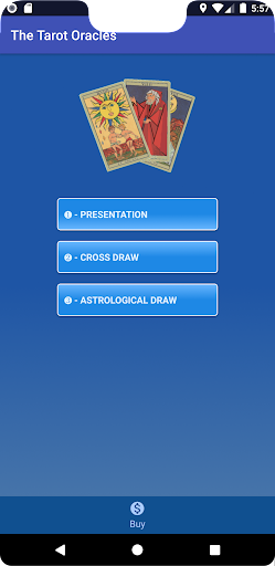 Android application Tarot Answers screenshort
