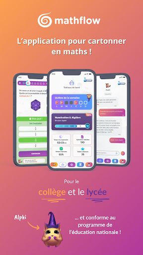Android application Mathflow AI : Cours de Maths screenshort
