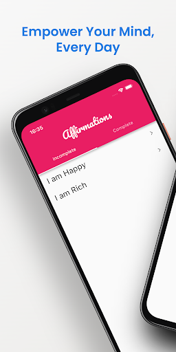 Android application Awesome Affiermation screenshort
