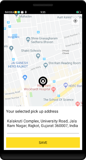 TaxiApp - By Swayam Infotech Screen 2