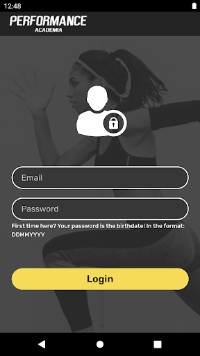 Android application Academia Performance screenshort