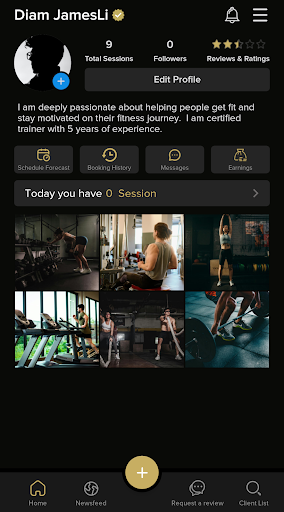 Android application UBFit - Fitness Delivered screenshort