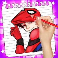 Spider boy coloring hero