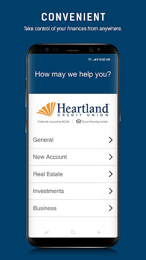 Android application Heartland Connections screenshort